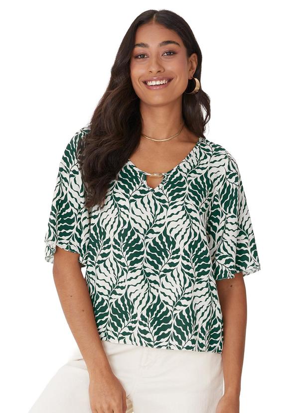 Blusa Ampla em Viscose Rosa