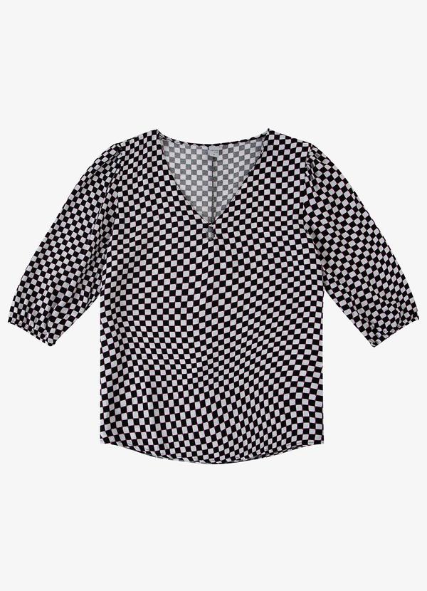 Blusa Manga Curta Branco