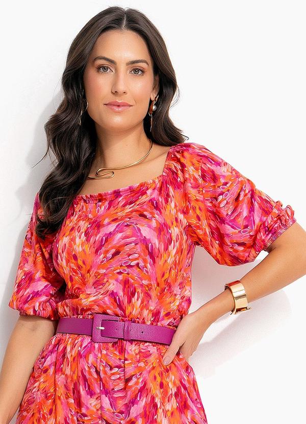 Blusa Pinceladas em Malha Fria