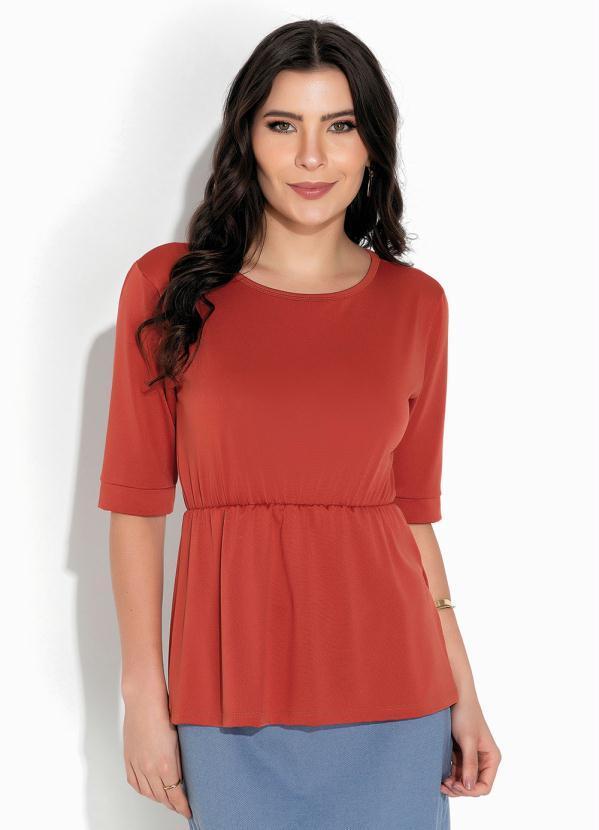 Blusa Terracota com Manga