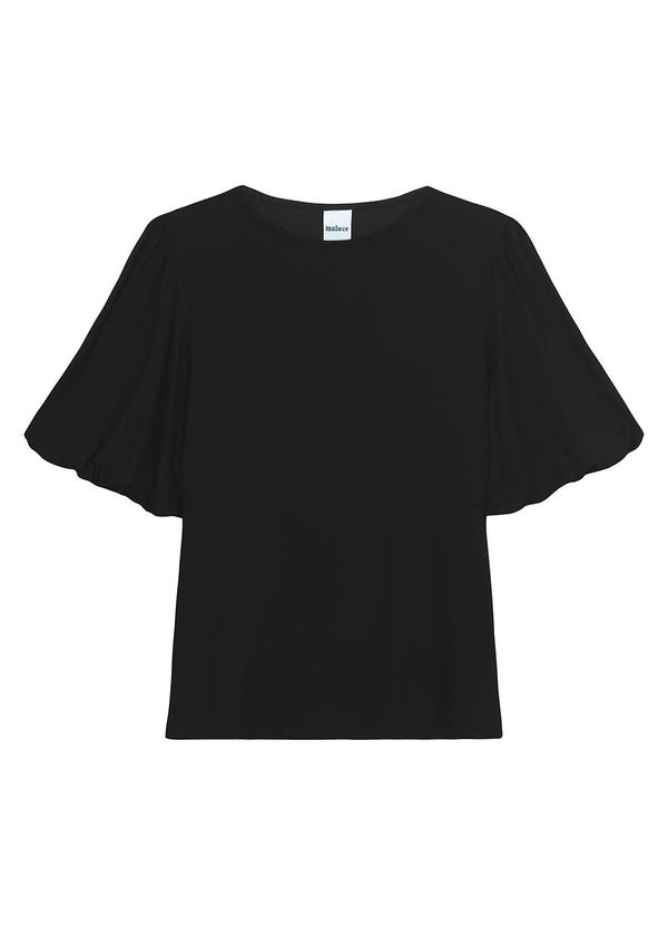 Blusa Ampla em Viscose Preto