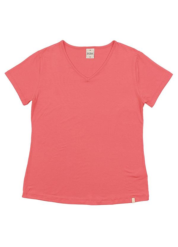 Blusa Basica Adulto Feminino Laranja