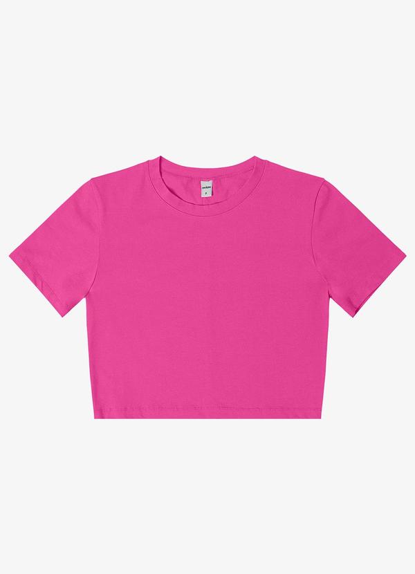 Blusa Básica Feminina Cotton Leve Rosa
