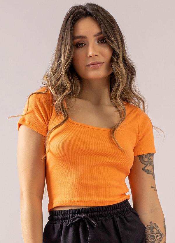 Blusa Básica Laranja