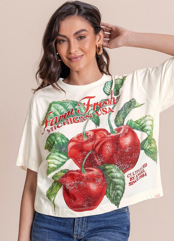 Blusa Cherry Bege