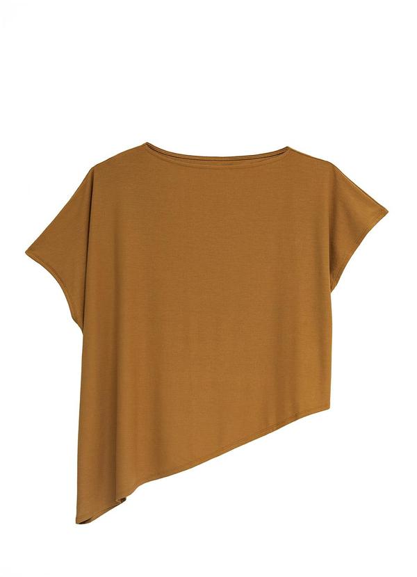Blusa Comfort Assimétrica Canela