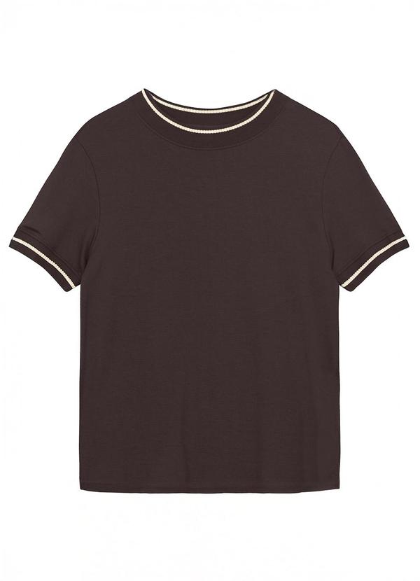 Blusa Comforto em Moletinho Café