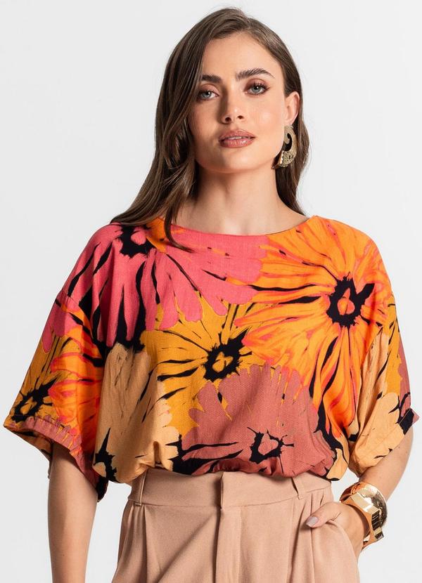 Blusa Cropped Feminina Preto