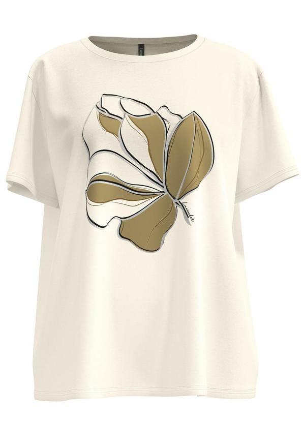 Blusa Dem Meia Malha Penteada Branco