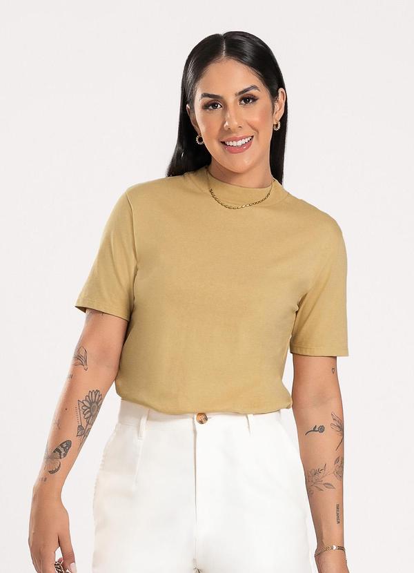 Blusa em Algodão Caramelo