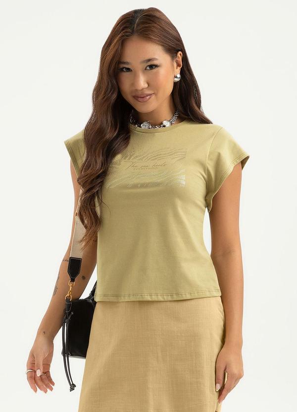 Blusa em Algodão Caramelo