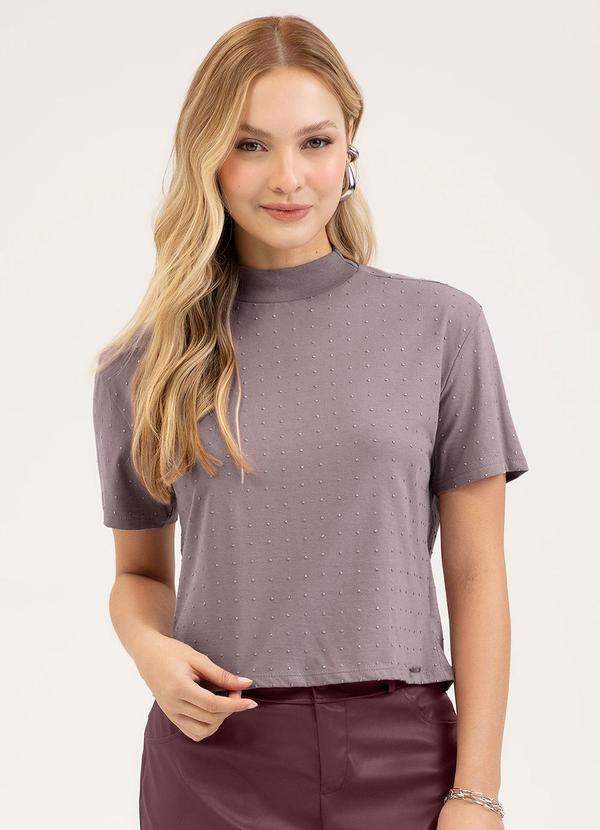 Blusa em Algodão Lilás