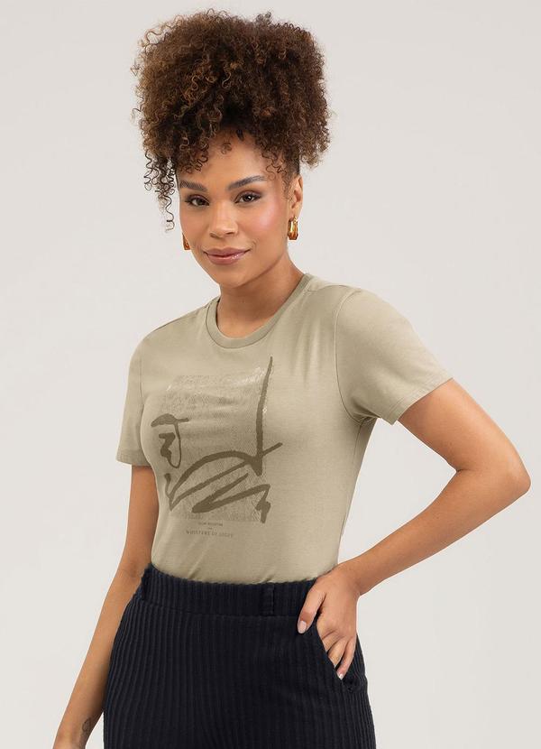 Blusa em Algodão Marrom Claro