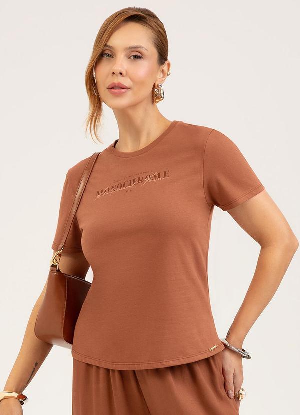 Blusa em Algodão Marrom