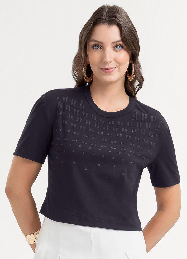 Blusa em Algodão Preto