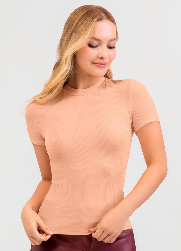 Blusa em Canelado Laranja