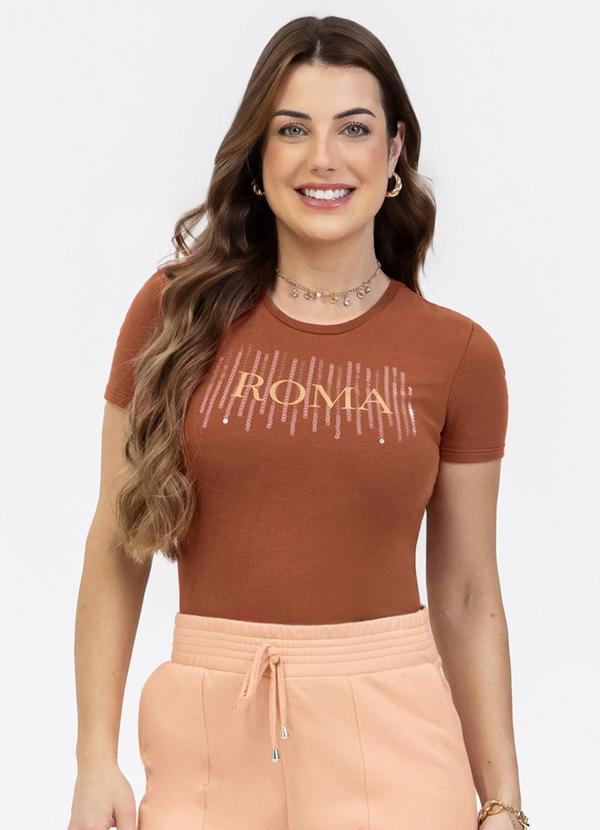 Blusa em Cotton Marrom