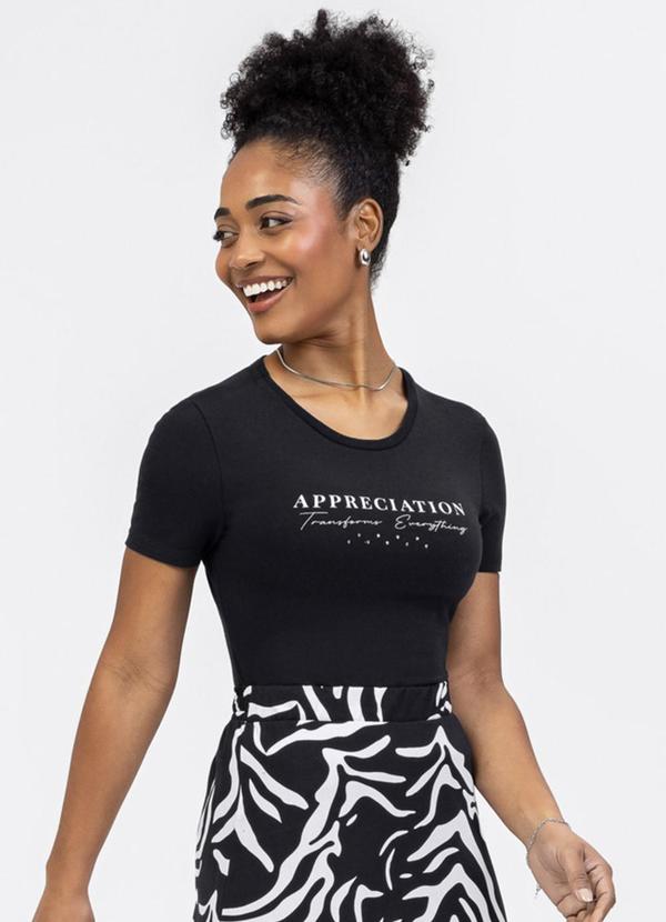 Blusa em Cotton Preto