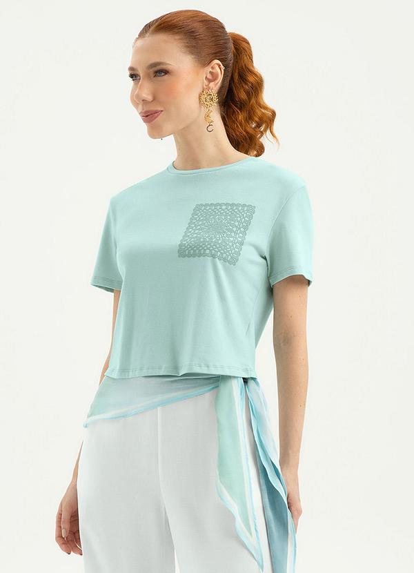 Blusa em Cotton Verde Claro