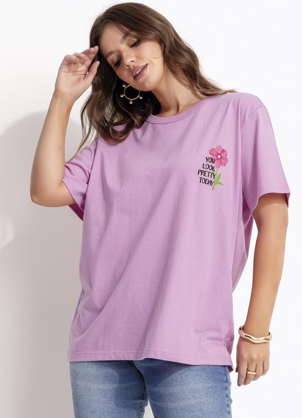 Blusa em Malha Roxo