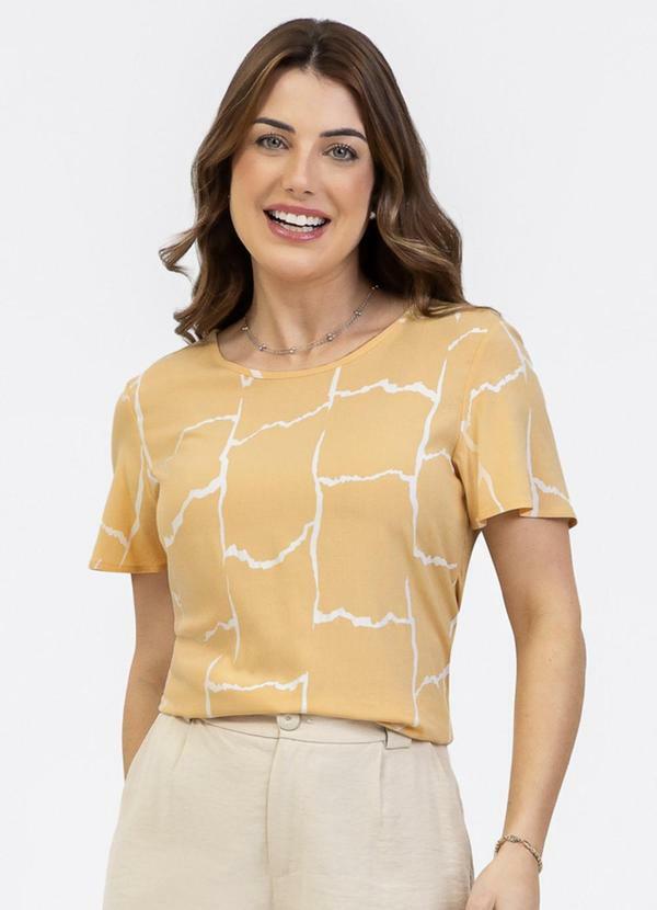 Blusa em Misturinha Amarelo
