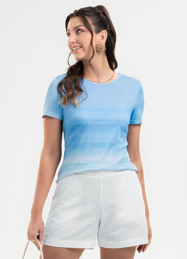 Blusa em Misturinha Azul