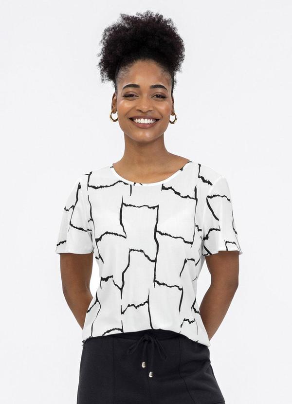 Blusa em Misturinha Branco