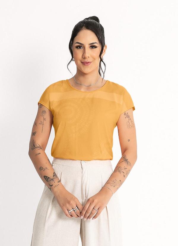 Blusa em Misturinha Laranja