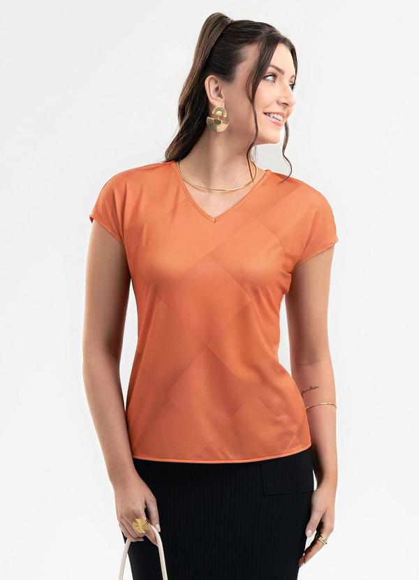 Blusa em Misturinha Laranja