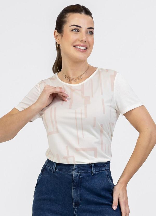 Blusa em Misturinha Off White