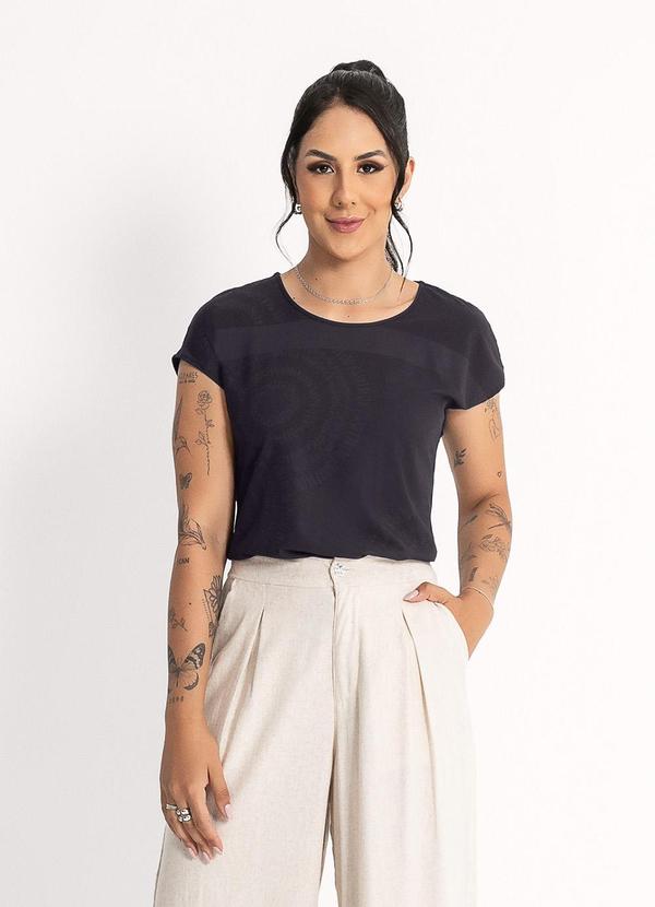 Blusa em Misturinha Preto