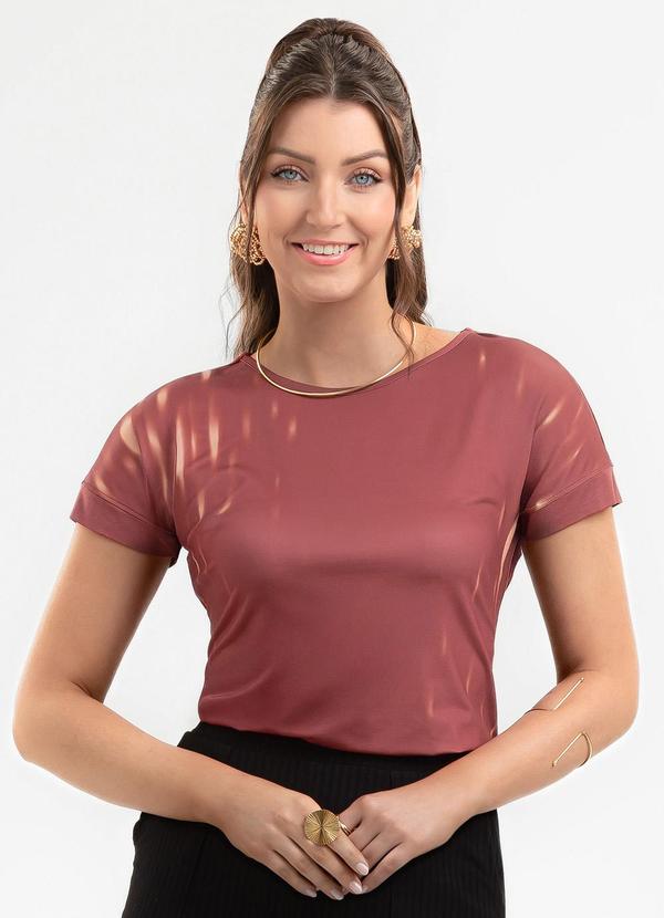 Blusa em Misturinha Vermelho