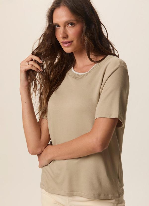 Blusa em Moletinho Areia