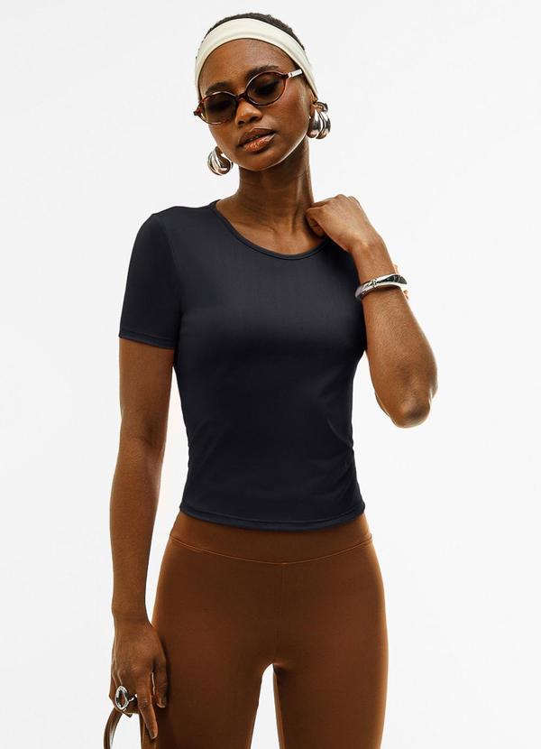 Blusa Tecnológica Uv com Bojo Preto