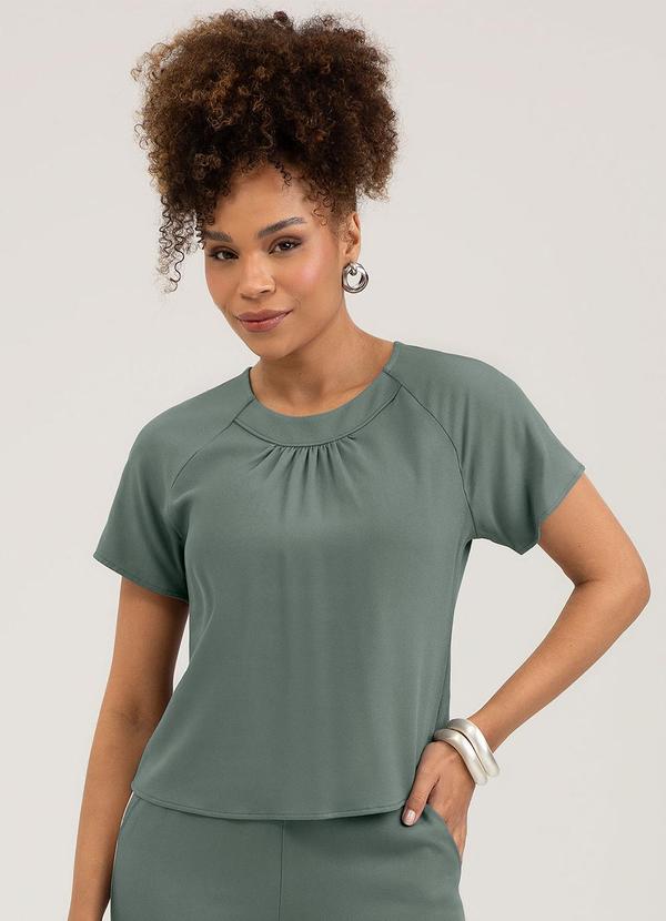 Blusa em Viscose Cinza