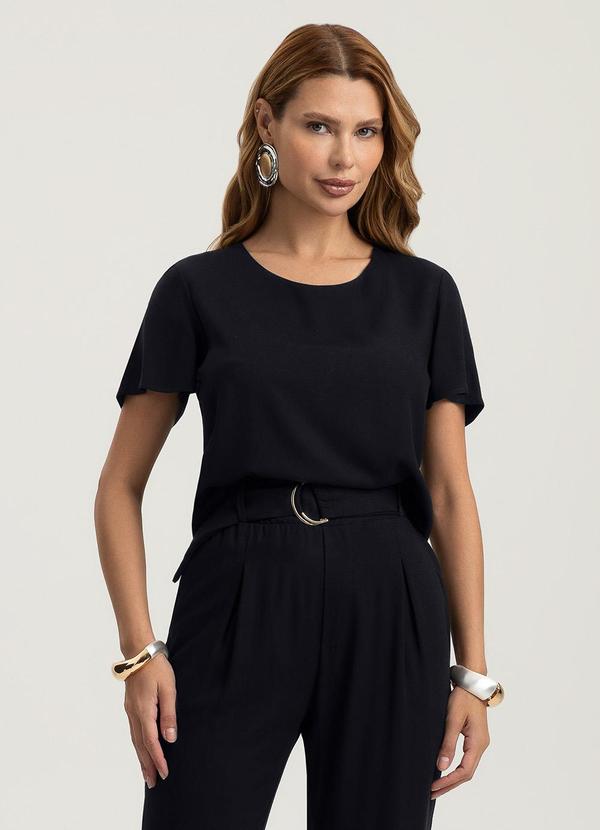 Blusa em Viscose Preto