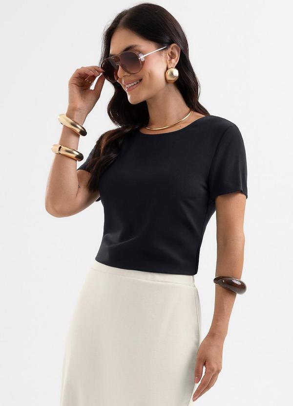 Blusa em Viscose Preto