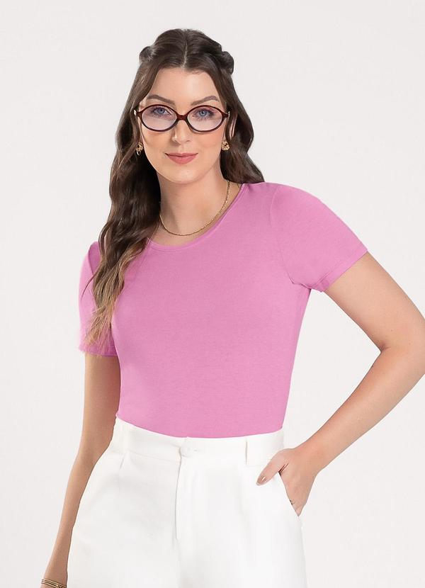 Vista 2 Blusa em Viscose Rosa Cativa Cativa