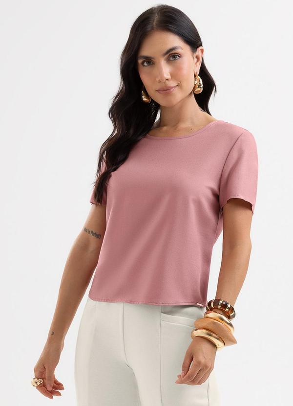 Blusa em Viscose Rosa