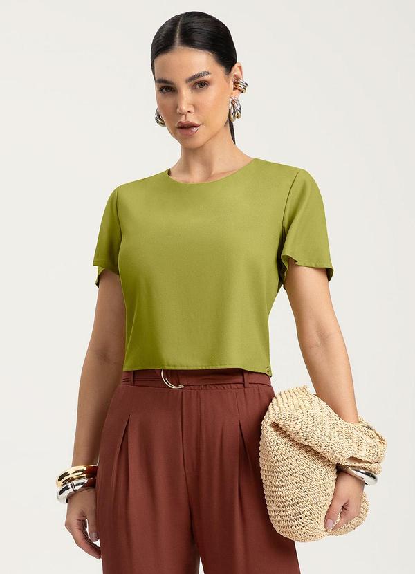Blusa em Viscose Verde