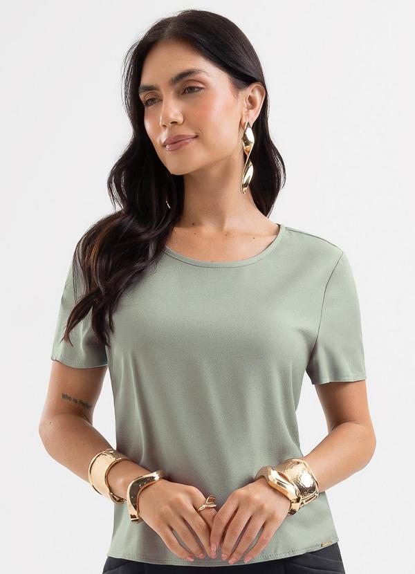 Blusa em Viscose Verde