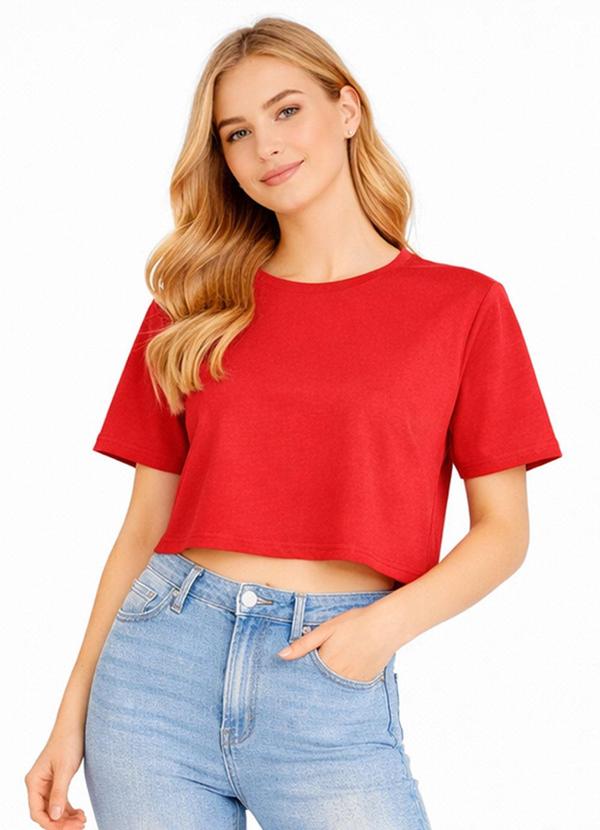Blusa Feminina Básica Malha Suplex Laranja