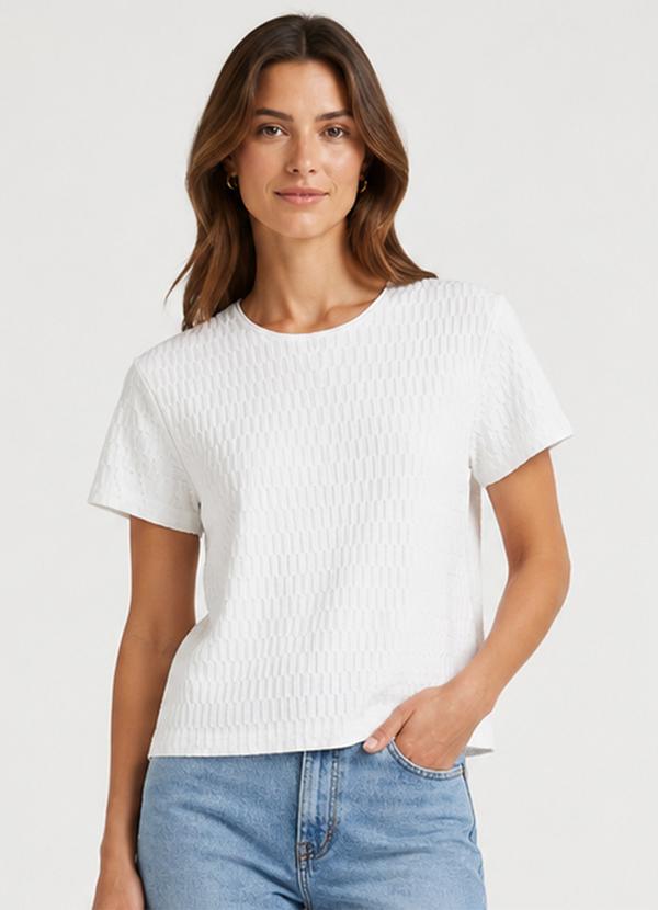 Blusa Feminina Básica Malha Uir Bege
