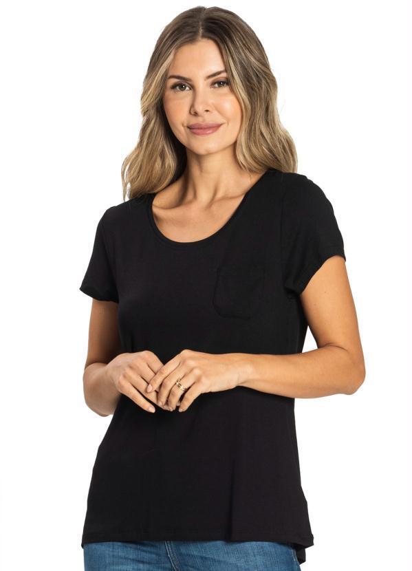 Blusa Feminina Básica Preto