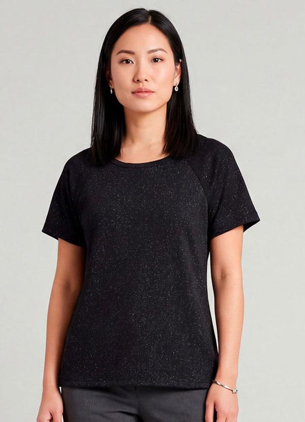 Blusa Feminina Básica Preto