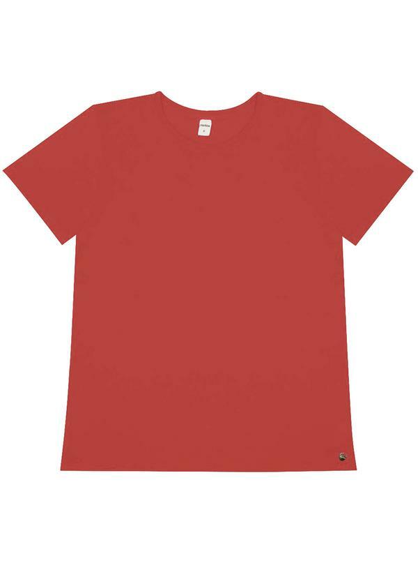 Vista 2 Blusa Feminina Básica Visco Tricot Marrom Rovitex Rovitex