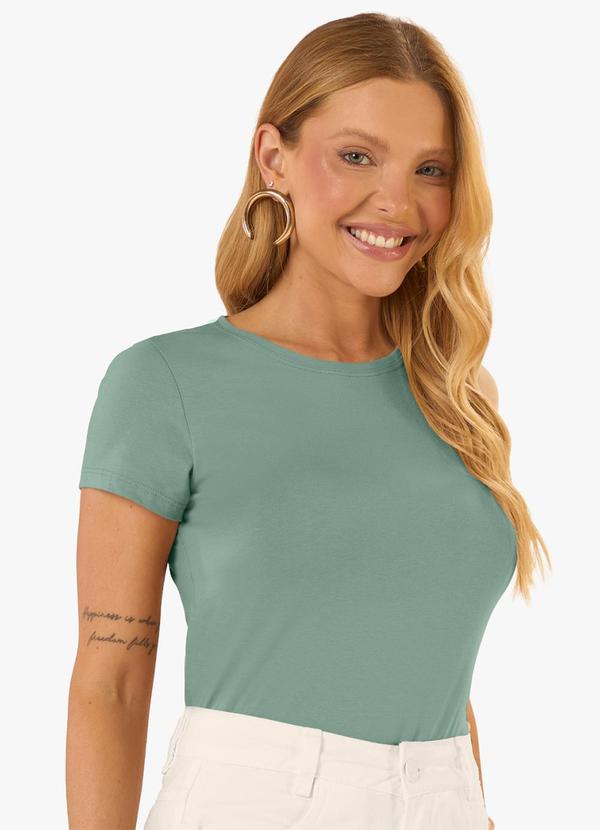 Blusa Feminina Básica Visco Tricot Verde