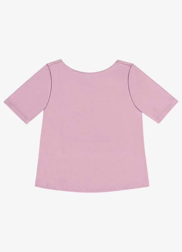 Blusa Feminina Canelada de Poliamida Roxo