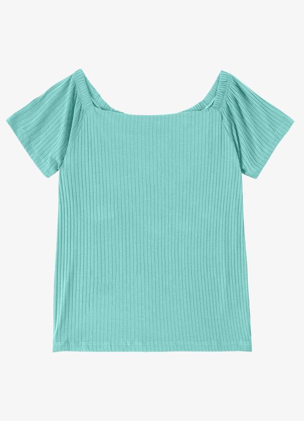 Blusa Feminina Canelada Verde