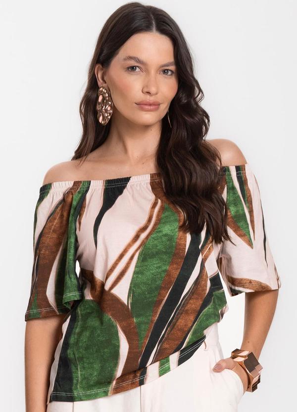 Blusa Feminina Ciganinha Marrom